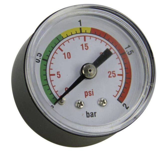 Tilbehør - reservedel, Manometer (Ø13 mm / 1/2" gevind)