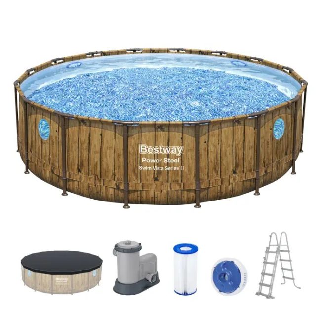 Bestway Power Steel Pool Ø4.88x1.22 cm (19480L)