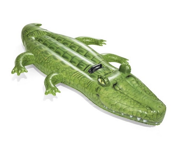 Oppustelig krokodille