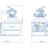 Bestway sandfiltersystem, 11.355 l/t