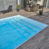 PP-pool 3,1x6,1x1,5 m. m/skimmer og gavltrappe (komplet pakke)