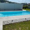 PP-pool 3,5x7,2x1,5 m. m/skimmer og gavltrappe (komplet pakke)